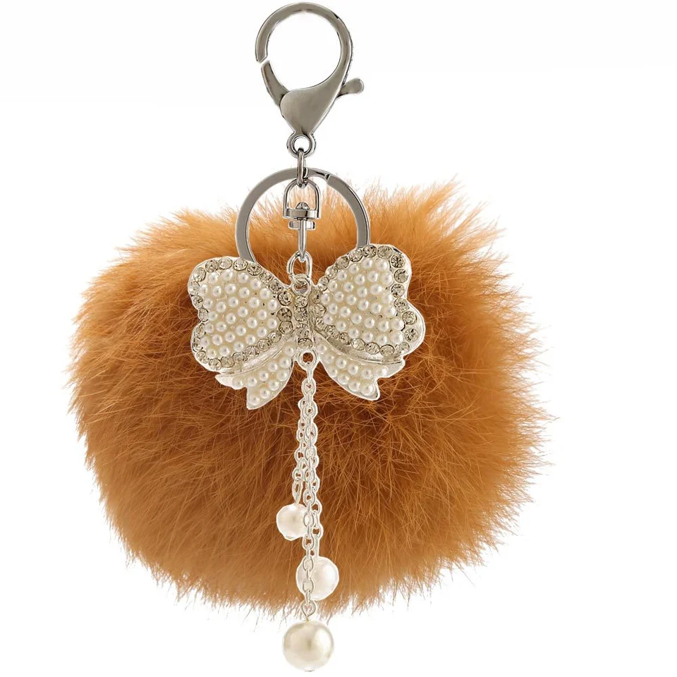 New Butterfly-knot Keyboard and Rabbit Fur Ball Hanging Bag Accessories Animals & Nature Small Plush Keychain 
New Butterfly-knot Keyboard and Rabbit Fur Ball Hanging Bag Accessories Animals & Nature Small Plush Keychain