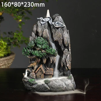 Artificial Mountain Smoke Incense Burner Waterfall Backflow Censer Home Living Room Office Decorations
Artificial Mountain Smoke Incense Burner Waterfall Backflow Censer Home Living Room Office Decorations