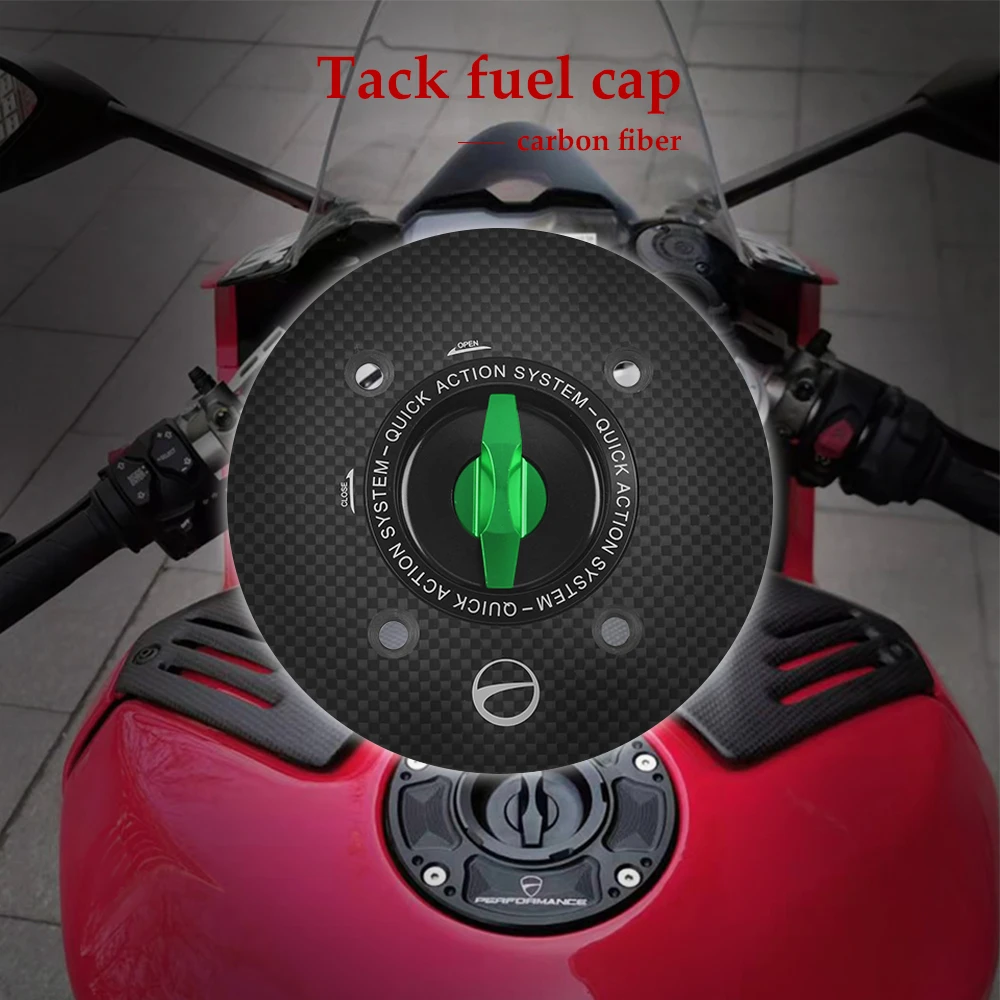 Carbon Fiber Motorcycle Accessories Quick Release Key Fuel Tank Gas Oil Cap Cover for KAWASAKI NINJA400 17-20 Z400 
Carbon Fiber Motorcycle Accessories Quick Release Key Fuel Tank Gas Oil Cap Cover for KAWASAKI NINJA400 17-20 Z400