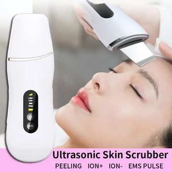 Facial Scrubber Ultrasonic Ion Skin Scrubber Blackhead Remove Facial Cleansing Spatula Beauty Deep Cleaning Peeling Skin Cleaner
Facial Scrubber Ultrasonic Ion Skin Scrubber Blackhead Remove Facial Cleansing Spatula Beauty Deep Cleaning Peeling Skin Cleaner