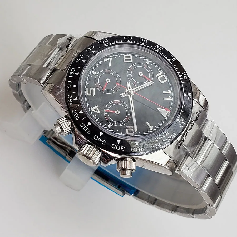 watch men Quartz watches Chronograph stainless steel waterproof 39MM DTN6
watch men Quartz watches Chronograph stainless steel waterproof 39MM DTN6