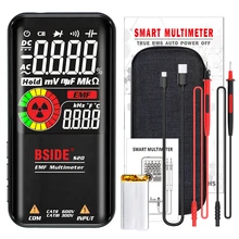BSIDE S20 Profesional Digital Multimeter 9999counts Smart multimetro DC AC Voltage Capacitor Ohm Diode NCV Hz Live wire Testers
BSIDE S20 Profesional Digital Multimeter 9999counts Smart multimetro DC AC Voltage Capacitor Ohm Diode NCV Hz Live wire Testers
