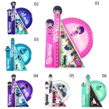 4 pcs/set Anime Scissors Seven Ruler Set Triangle Ruler Protractor Bookmark Acrylic Killer Seven Measurement Rulers Stationery
4 pcs/set Anime Scissors Seven Ruler Set Triangle Ruler Protractor Bookmark Acrylic Killer Seven Measurement Rulers Stationery