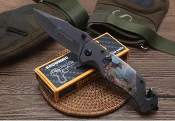 Free Shipping Hot Sale Browning steel handle folding knife 440 steel blade 8 inch camping pocket knife quick open outdoor tool
Free Shipping Hot Sale Browning steel handle folding knife 440 steel blade 8 inch camping pocket knife quick open outdoor tool