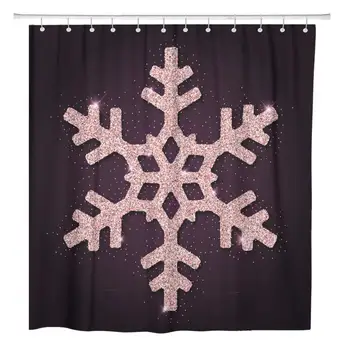 72"x72" Shower Curtain Waterproof Polyester Fabric Flake Pink Uncommon Snowflake Luxurious Christmas Snow Campaign Cold
72"x72" Shower Curtain Waterproof Polyester Fabric Flake Pink Uncommon Snowflake Luxurious Christmas Snow Campaign Cold