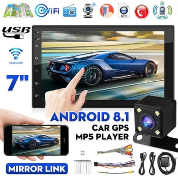7" Android 8.1 2 Din Car Multimedia Player Car Radio Stereo MP5 Player MP3 bluetooth GPS FM wif Rear View Camera
7" Android 8.1 2 Din Car Multimedia Player Car Radio Stereo MP5 Player MP3 bluetooth GPS FM wif Rear View Camera