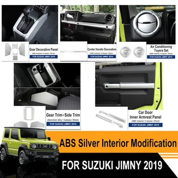 Car Interior Modification Accessories ABS Aluminum Alloy Silver Interior Decorative Accessories Fit For Suzuki Jimny 2019
Car Interior Modification Accessories ABS Aluminum Alloy Silver Interior Decorative Accessories Fit For Suzuki Jimny 2019