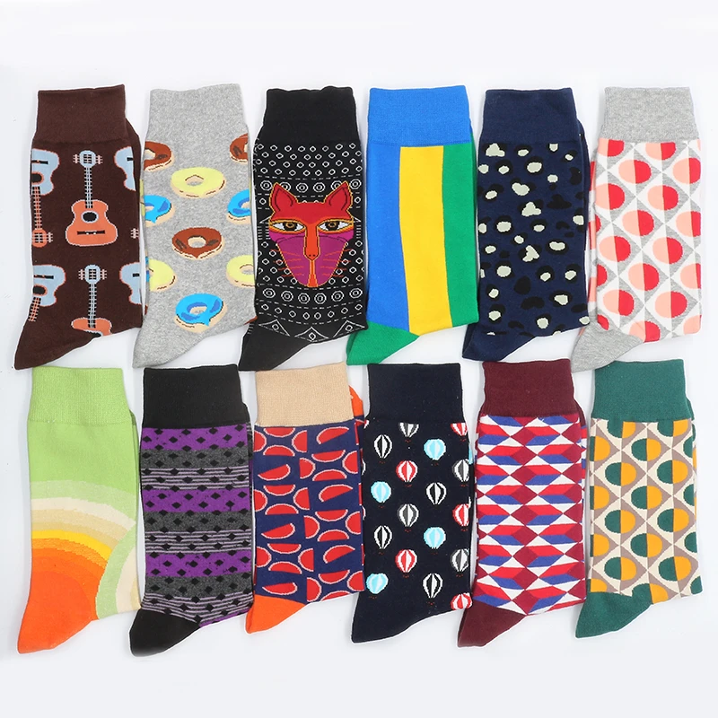 

Men's Cotton Happy Socks Winter Sock Warm Funny Gifts Christmas Women's Set Print From The Factory Dropshipping Contact Us