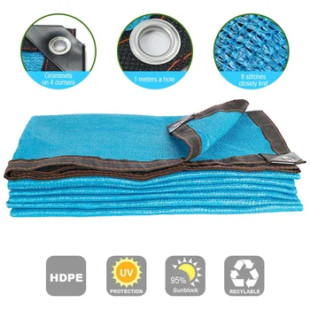 Anti-UV Sunshade Net Outdoor Garden Sunscreen Sunblock Shade Cloth Net Plant Greenhouse Cover Car Cover 80% Shading Rate
Anti-UV Sunshade Net Outdoor Garden Sunscreen Sunblock Shade Cloth Net Plant Greenhouse Cover Car Cover 80% Shading Rate