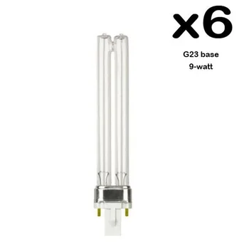 6 PCS UV Light Tube Bulbs 9W Watt G23 Base For Aquarium Cleaning UVC Lamp FOr SunSun JUP-01 For Grech JUP-01
6 PCS UV Light Tube Bulbs 9W Watt G23 Base For Aquarium Cleaning UVC Lamp FOr SunSun JUP-01 For Grech JUP-01