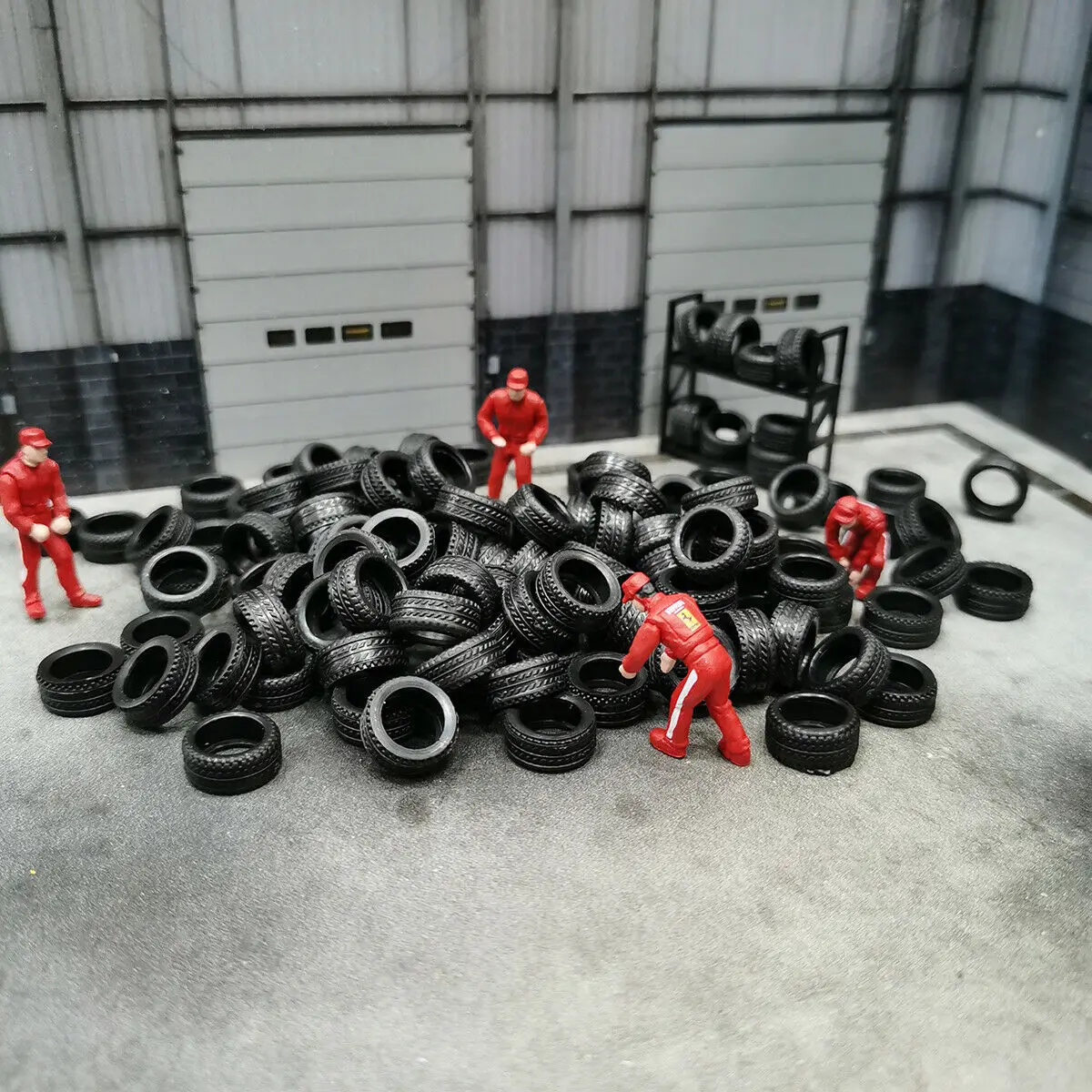 100Pack 1:64 Black Scene Accessories Miniature Car Rubber Tire Modification Diorama Display Model
100Pack 1:64 Black Scene Accessories Miniature Car Rubber Tire Modification Diorama Display Model