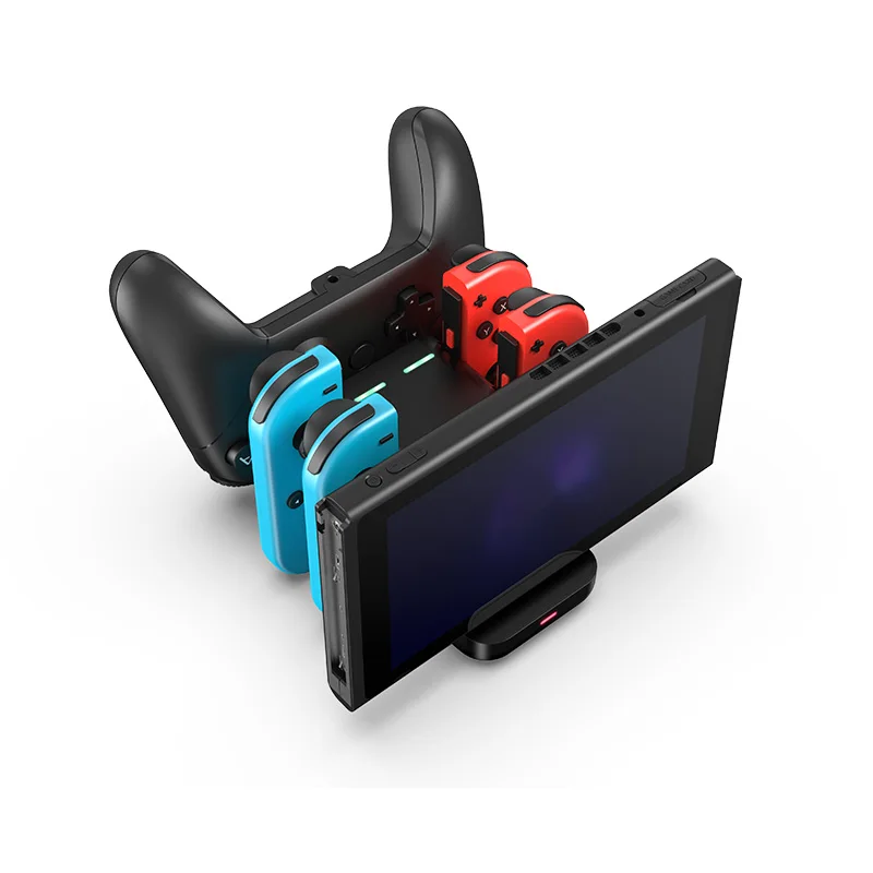 6 in 1 Charging Dock Station for Nintendo Switch JoyCon Pro Controller Type C Gamepad Charger Holder for NS Switch
6 in 1 Charging Dock Station for Nintendo Switch JoyCon Pro Controller Type C Gamepad Charger Holder for NS Switch
