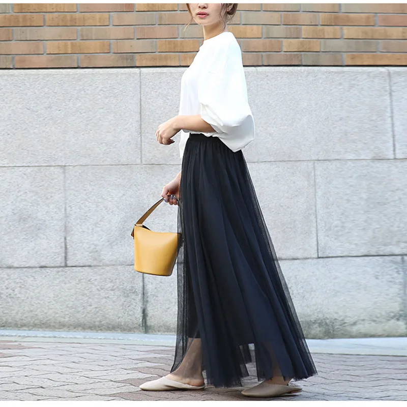 2020 Spring X-Long Double-Layer Large Pleated Mesh Skirt
2020 Spring X-Long Double-Layer Large Pleated Mesh Skirt