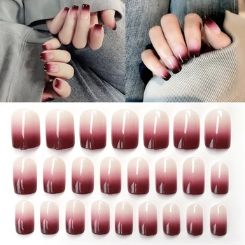 24pcs/set False Nails Tips False Coffin Nails Tip Acrylic Gradient Fake Nails Full Cover Manicure Fake Nails Tips Nail Art Tool
24pcs/set False Nails Tips False Coffin Nails Tip Acrylic Gradient Fake Nails Full Cover Manicure Fake Nails Tips Nail Art Tool