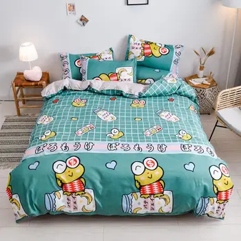 3/4 Pcs Bedding Set Cute Bed Sheet Pillowcase 1ps Duvet/Blanket/Comforter Cover+1ps Flat Sheet+pillowcase Twin/Full/Queen/king
3/4 Pcs Bedding Set Cute Bed Sheet Pillowcase 1ps Duvet/Blanket/Comforter Cover+1ps Flat Sheet+pillowcase Twin/Full/Queen/king