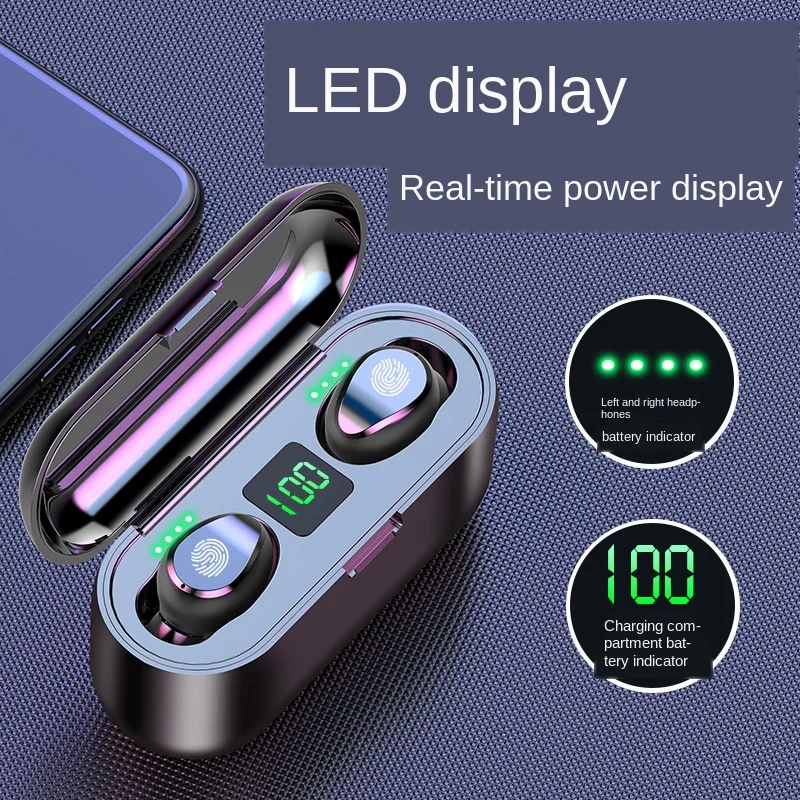 Wireless Bluetooth Headsets with Microphone Sports Waterproof Wireless Headphones Earphone Touch Control Music Earbuds For Phone
Wireless Bluetooth Headsets with Microphone Sports Waterproof Wireless Headphones Earphone Touch Control Music Earbuds For Phone