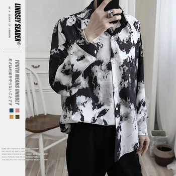 Lindsey Seader Mens Tie-dyed Printed Long Sleeve Shirts 2020 Male Vintage Casual Hawaiian Shirt Black Dress Shirt Streetwear
Lindsey Seader Mens Tie-dyed Printed Long Sleeve Shirts 2020 Male Vintage Casual Hawaiian Shirt Black Dress Shirt Streetwear