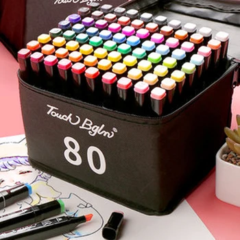 30/40/60/80 Color Touch Genuine Special Double-Headed Oily Marker Pen Comic Mark Alcohol-Based Sketch Brush Painting Supplies
30/40/60/80 Color Touch Genuine Special Double-Headed Oily Marker Pen Comic Mark Alcohol-Based Sketch Brush Painting Supplies