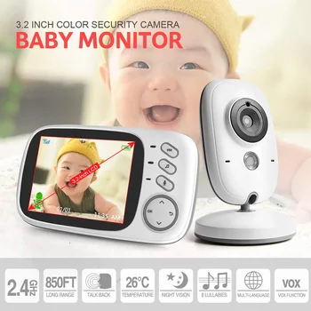 3.2 Inch Color Wireless Baby Monitor Nanny Security Camera Video Two-way Intercom Humidity Display Lullaby Power Saving Mode
3.2 Inch Color Wireless Baby Monitor Nanny Security Camera Video Two-way Intercom Humidity Display Lullaby Power Saving Mode