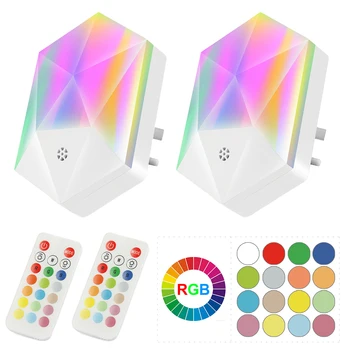2pcs Stairway Hallway Color Changing Low Power RGB Night Light Kitchen With Remote Controller Bathroom Plug In Soft Brightness
2pcs Stairway Hallway Color Changing Low Power RGB Night Light Kitchen With Remote Controller Bathroom Plug In Soft Brightness