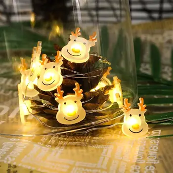 Elk LED Light String Garlands Battery Powered Lamp Holiday New Year Christmas Decorations for Home Fairy Lights Wedding Decor
Elk LED Light String Garlands Battery Powered Lamp Holiday New Year Christmas Decorations for Home Fairy Lights Wedding Decor