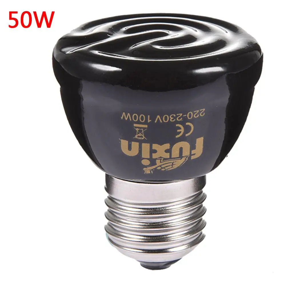 Far Infrared Pet Heating Lamp Ceramic Light Bulb Brooder Chickens Reptile Support Dropshipping | Лампы и освещение