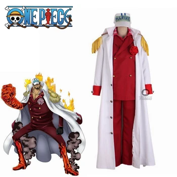 Anime ONE PIECE Cosplay Costumes Akainu Sakazuki Borsalino Sengoku Halloween Justice White Navy Cosplay Uniforms
Anime ONE PIECE Cosplay Costumes Akainu Sakazuki Borsalino Sengoku Halloween Justice White Navy Cosplay Uniforms