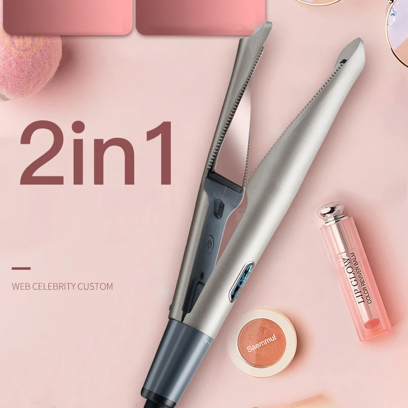 Hair Straightener LCD Straight Dual-Purpose Splint Beveled Tail Temperature Curling Device
Hair Straightener LCD Straight Dual-Purpose Splint Beveled Tail Temperature Curling Device
