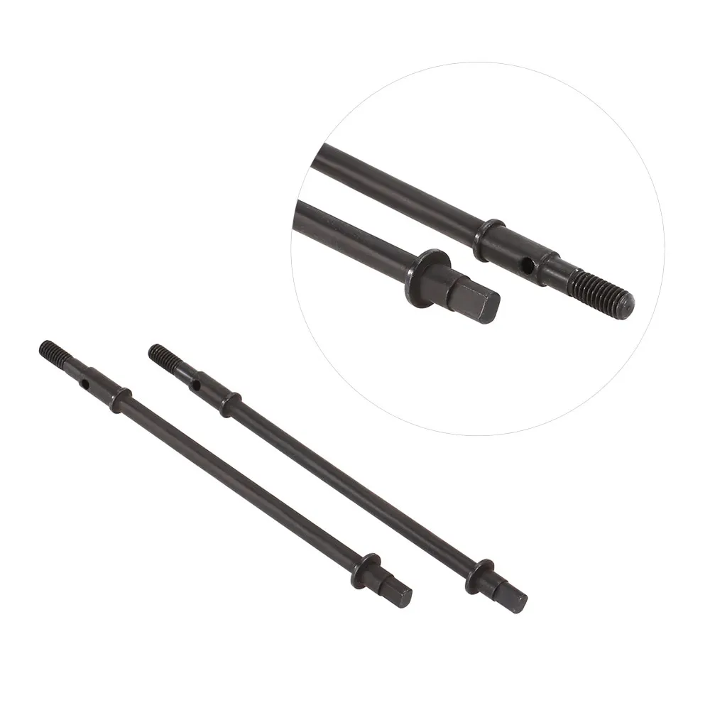2Pcs 6x104.5mm Steel Rear Straight Axle Wheel Drive Shaft AX30421 for 1:10 AXIAL SCX10 RC Rock Crawler Car Jeep Wrangler AX90028 | Игрушки и