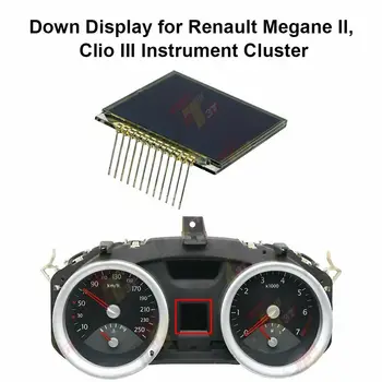 Down LCD Display for Renault Megane II, Clio III Instrument Cluster
Down LCD Display for Renault Megane II, Clio III Instrument Cluster