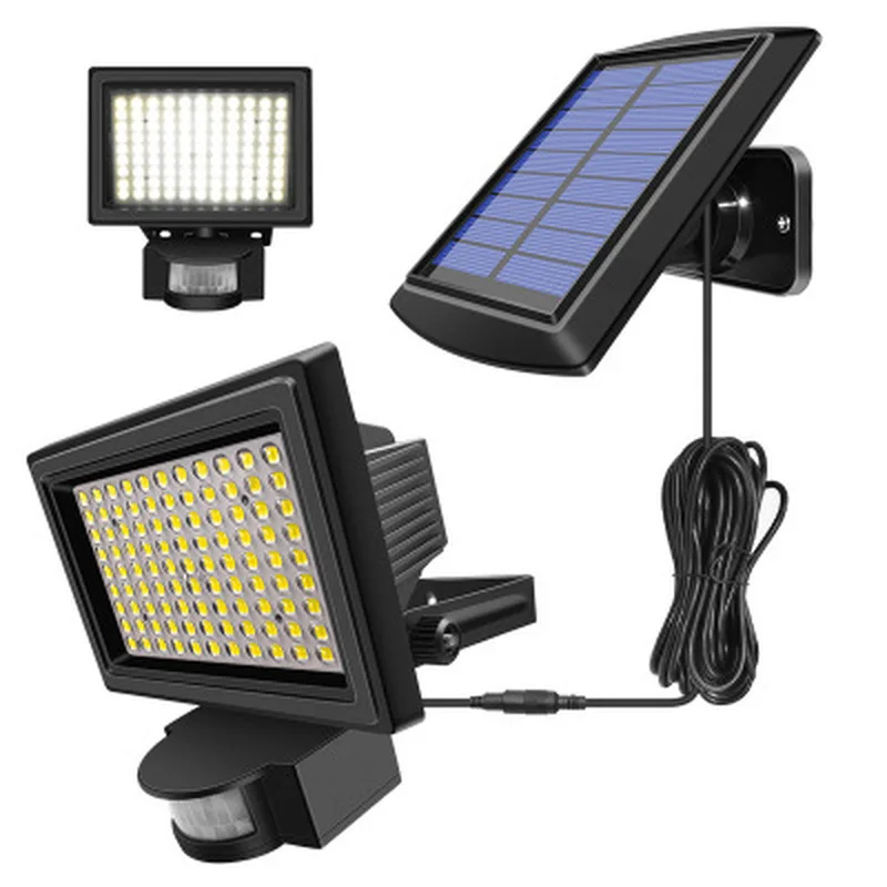 Solar PIR Motion Sensor Flood Wall Light 99 LED Solar Power Waterproof Outdoor Indoor Garden Security Solar Lamp with 5m Line
Solar PIR Motion Sensor Flood Wall Light 99 LED Solar Power Waterproof Outdoor Indoor Garden Security Solar Lamp with 5m Line