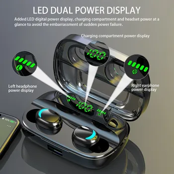 Bluetooth Earphone Twins Wireless Mini Headset Bluetooth 5.0 Sport Headset Portable Charging Box Tws беспроводные наушники
Bluetooth Earphone Twins Wireless Mini Headset Bluetooth 5.0 Sport Headset Portable Charging Box Tws беспроводные наушники