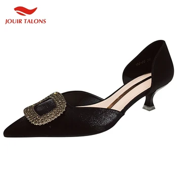 Brand New Med Heels Metal Decoration Shoes Women Summer Pointed Toe Slip On Two Piece Women Pumps
Brand New Med Heels Metal Decoration Shoes Women Summer Pointed Toe Slip On Two Piece Women Pumps