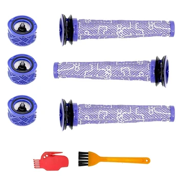 3 Pre Filters + 3 HEPA Post-Filters Kit for Dyson V6 Cordless Stick Vacuum, Filter Replaces Part 965661-01 and 966741-01
3 Pre Filters + 3 HEPA Post-Filters Kit for Dyson V6 Cordless Stick Vacuum, Filter Replaces Part 965661-01 and 966741-01