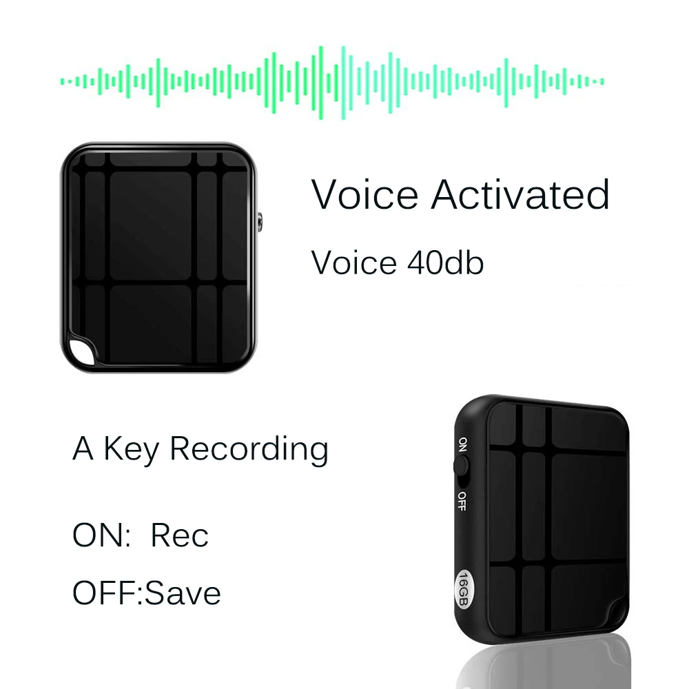 Portable Audio Recorder Digital Mini-Usb MP3 Player Dictaphone Voice Activated Recorder
Portable Audio Recorder Digital Mini-Usb MP3 Player Dictaphone Voice Activated Recorder