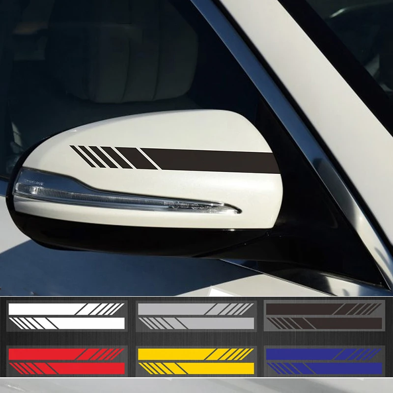 2pcs Car Sticker Auto Graphic Reflective Racing Rearview Mirror Decal Strip Vinyl For Mercedes Benz AMG GLC GLE E CLA GLA W205
2pcs Car Sticker Auto Graphic Reflective Racing Rearview Mirror Decal Strip Vinyl For Mercedes Benz AMG GLC GLE E CLA GLA W205