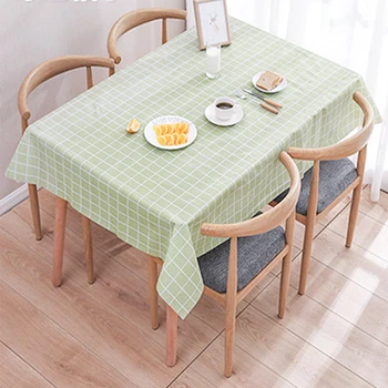 PVC Waterproof Tablecloth Simple Plaid Pattern Round Table Cloth Plastic Oilproof Home Decor Tea Table Pad Meal Cloth 137*180cm
PVC Waterproof Tablecloth Simple Plaid Pattern Round Table Cloth Plastic Oilproof Home Decor Tea Table Pad Meal Cloth 137*180cm