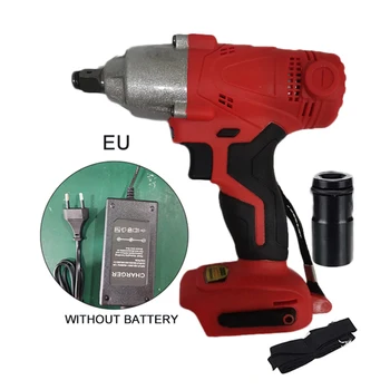 Electric Impact Wrench 100-240V T Socket 0-4000 RPM Power Tools DIY LED Lights
