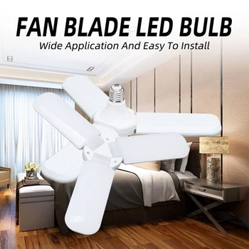 LED Garage Lights 4/3 Leaves E27 LED Garage Light Foldable E27 Bulb Ceiling Fixture 6000K 6000LM 60W Deformable Lamp
LED Garage Lights 4/3 Leaves E27 LED Garage Light Foldable E27 Bulb Ceiling Fixture 6000K 6000LM 60W Deformable Lamp