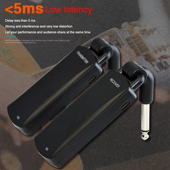 Digital 5.8GHz Rechargeable 6.35mm Wireless Guitar System Stage Performance USB Audio Accessories Transmitter Receiver Portable
Digital 5.8GHz Rechargeable 6.35mm Wireless Guitar System Stage Performance USB Audio Accessories Transmitter Receiver Portable