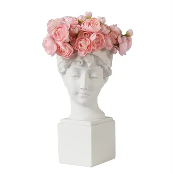 Creative Portrait Vase Human Head Decorative Ornaments Resin David Medici Venus Vase Home Decoration
Creative Portrait Vase Human Head Decorative Ornaments Resin David Medici Venus Vase Home Decoration