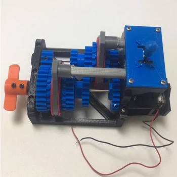 3D Printed Reverse Gear Four-Speed Transmission Simulation Model DIY Stem Toy Educational Toy Gift For Kid Adult - Motor Version
3D Printed Reverse Gear Four-Speed Transmission Simulation Model DIY Stem Toy Educational Toy Gift For Kid Adult - Motor Version