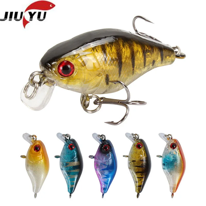 

1pcs/lot 45mm 4.2g Swim Fish Fishing Lure Artificial Hard Crank Bait topwater Wobbler Mini Fishing Crankbait lure fishing tackle