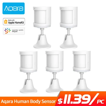 Aqara Smart Human Body Sensor Zigbee Wireless Connection Movement PIR Motion Detector work With Apple Homekit APP Drop shipping
Aqara Smart Human Body Sensor Zigbee Wireless Connection Movement PIR Motion Detector work With Apple Homekit APP Drop shipping