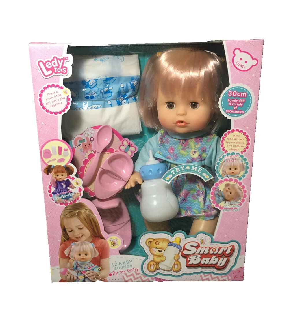 LeDy DOLL12 INCH DOLL WITH DRINKING AND PEE FUNCTION WITH 12 IC SOUND WITH ACCESSORIES
LeDy DOLL12 INCH DOLL WITH DRINKING AND PEE FUNCTION WITH 12 IC SOUND WITH ACCESSORIES