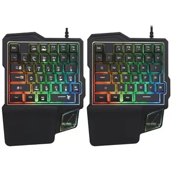 One-Handed Mechanical Gaming Keyboard RGB Backlit Portable Mini Gaming Keypad Game Controller
One-Handed Mechanical Gaming Keyboard RGB Backlit Portable Mini Gaming Keypad Game Controller
