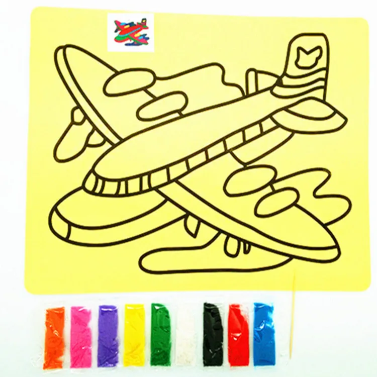 High Quality Extra Large Yellow Base Sand Painting Set Children Sand Painting Set Gift Handmade Stickers Colored Sand DIY Educat
High Quality Extra Large Yellow Base Sand Painting Set Children Sand Painting Set Gift Handmade Stickers Colored Sand DIY Educat
