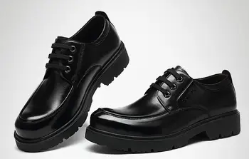 Men's business dress leather shoes , muffin, thick sole, high rise, big head , trend boots
Men's business dress leather shoes , muffin, thick sole, high rise, big head , trend boots