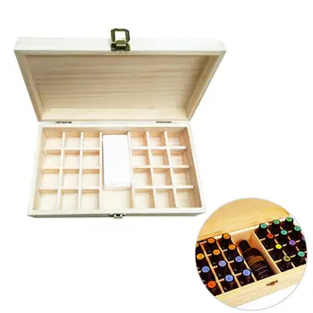 24-grid Wooden Storage Box Portable Essential Oil Bottle Storage Case Nail Polish Organizer Multipurpose Home Storage Case
24-grid Wooden Storage Box Portable Essential Oil Bottle Storage Case Nail Polish Organizer Multipurpose Home Storage Case