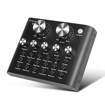 Professional Live Sound Card Portable o Mixer DJ Sound Mixer for Recording Microphone Guitar External Computer Phone
Professional Live Sound Card Portable o Mixer DJ Sound Mixer for Recording Microphone Guitar External Computer Phone